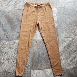 Cat & Jack Textured Brown Leggings 14-16